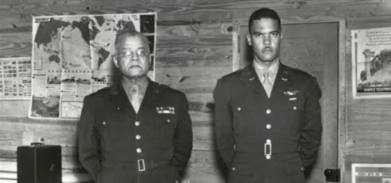 Benjamin O. Davis Sr. (left) and Benjamin O. Davis Jr. Benjamin O. Davis Sr. (left) and Benjamin O. Davis Jr.