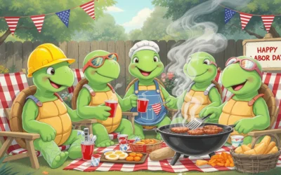 Slow, Steady, and Strong:  A Turtle’s Take on Labor Day