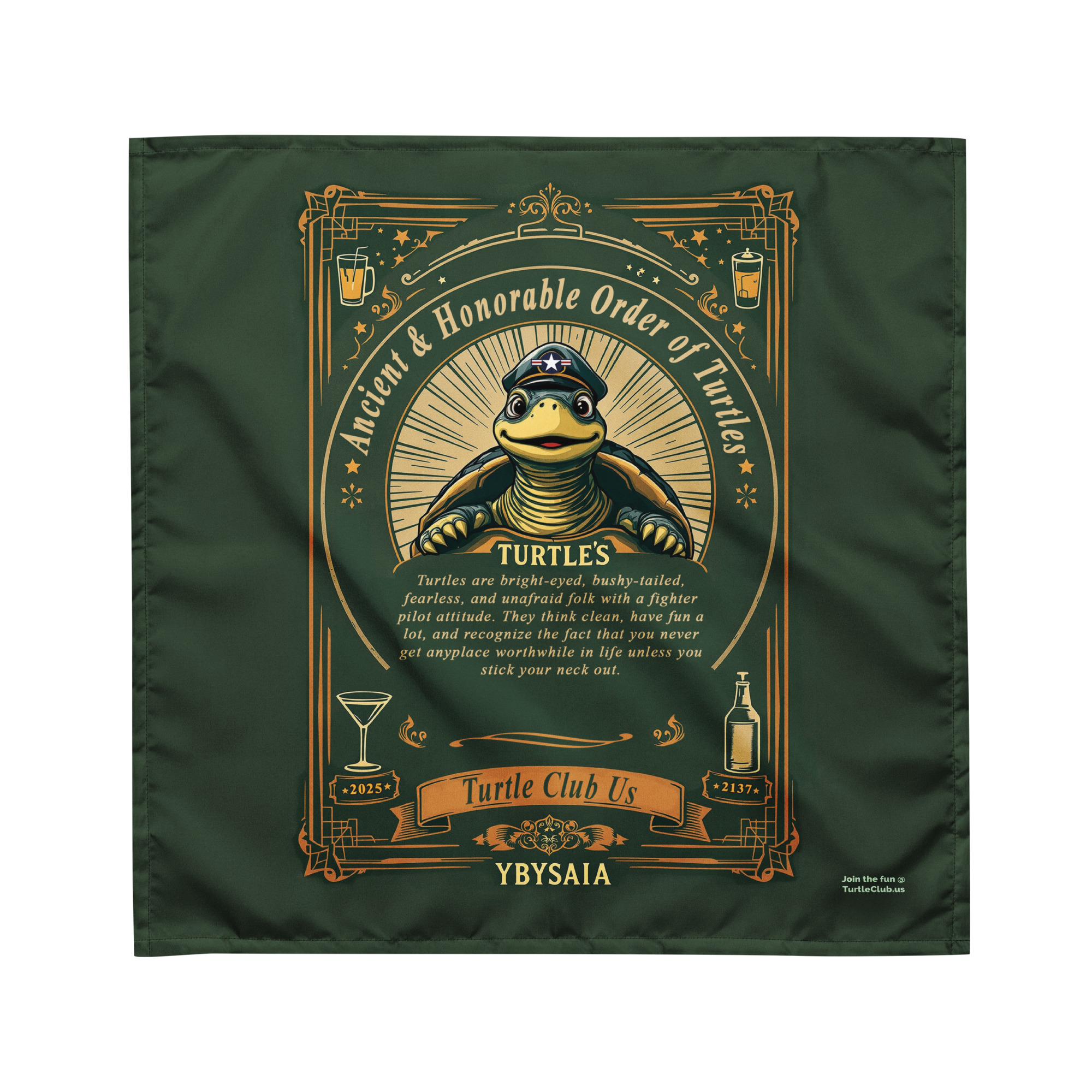 Turtle Creed Bandana - Image 3