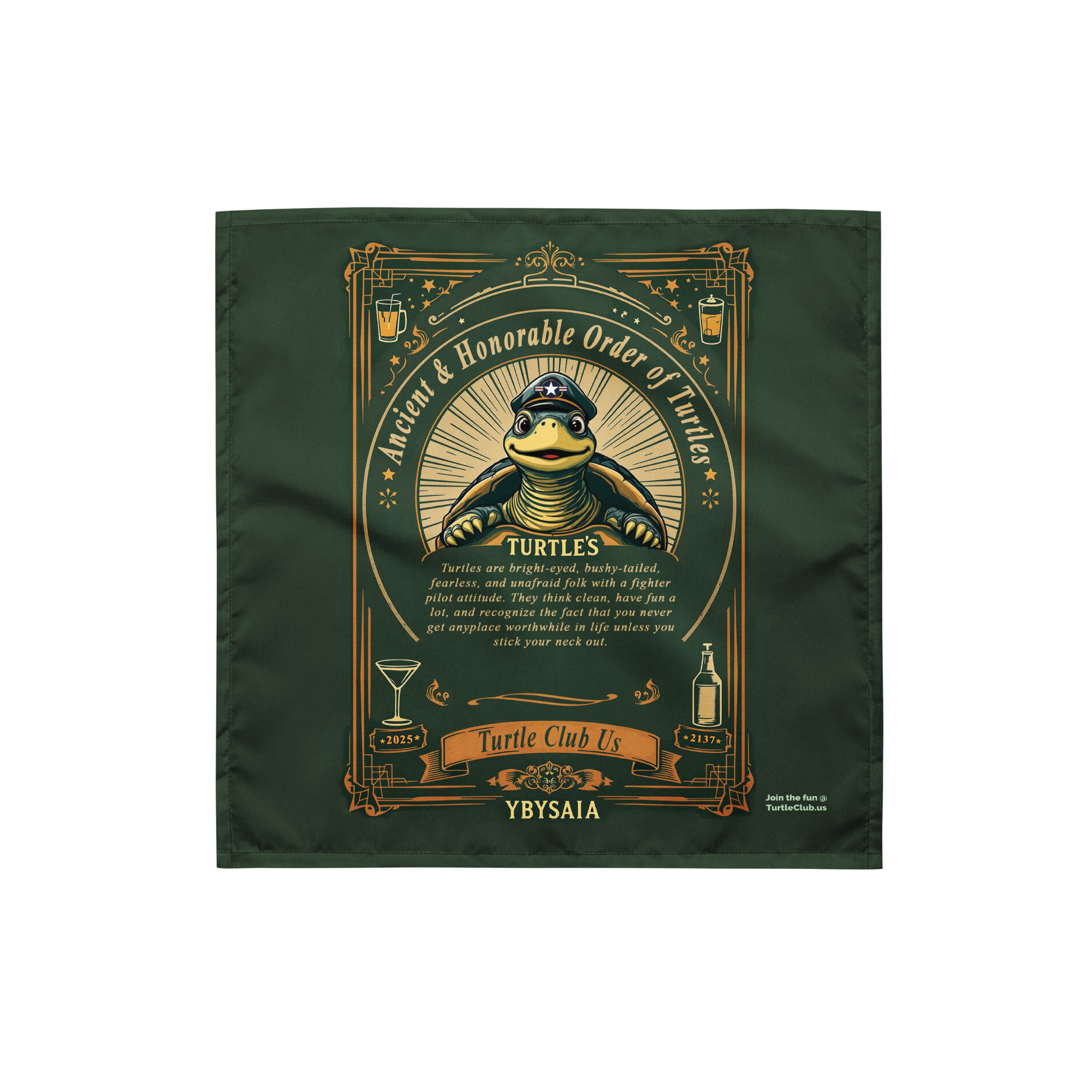 Turtle Creed Bandana - Image 2