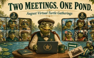 Two Turtle Gatherings, One Busy Pond: August 18 Recap