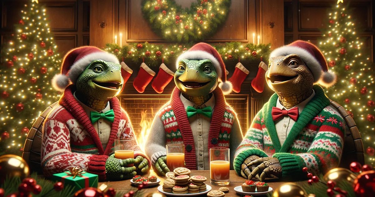 christmas turtles