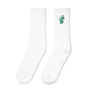 Turtle Pint Embroidered socks