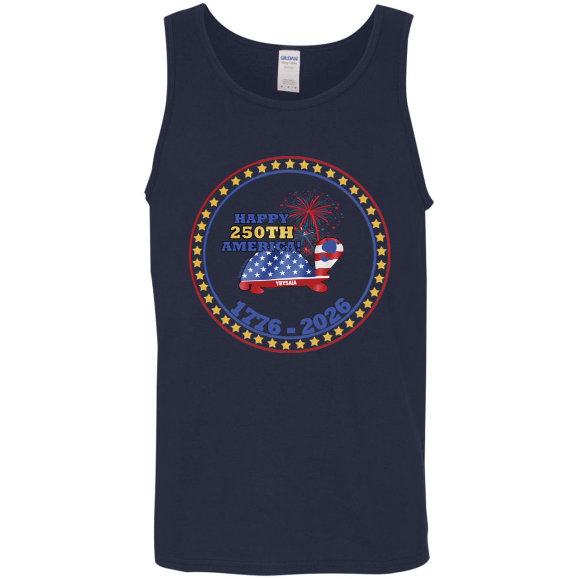 Turtle 250th America Tank Top - Image 2