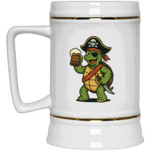 Turtle Pirate Stein