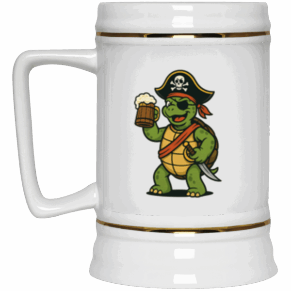 Turtle Pirate Stein