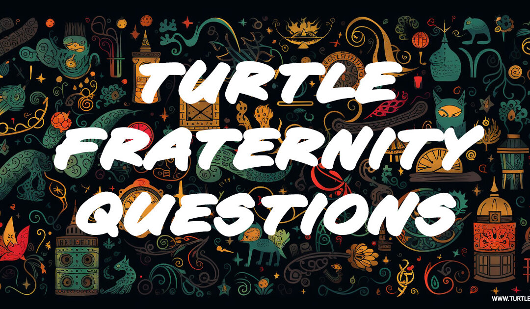 4 Awesome Turtle Fraternity Questions